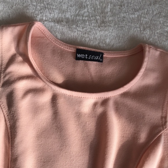 Cute Blush Pink Sleeveless Peplum Top ๐ - Picture 2 of 9